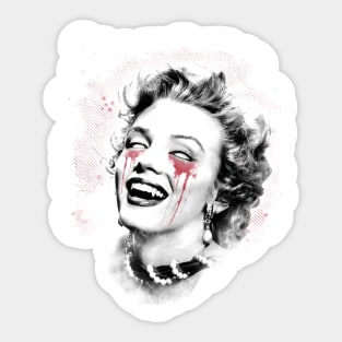 Marilyn the Vampire Sticker